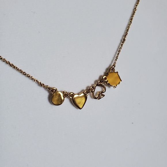 NWT Kate Spade Mini Things Row Charm Gold Necklace - Picture 5 of 5